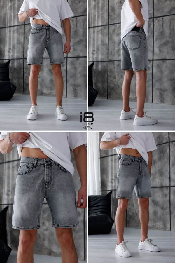 Spodenki męskie jeans Roz XS-XL, 1 Kolor Paczka 10 szt